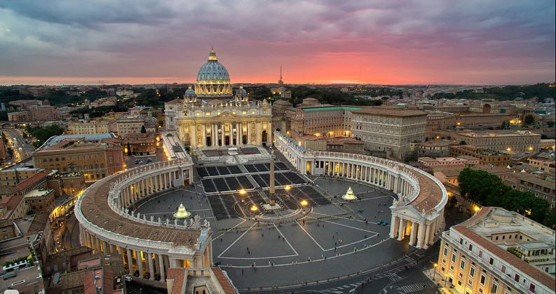 1.Место - Ватикан: самое меленькое государство