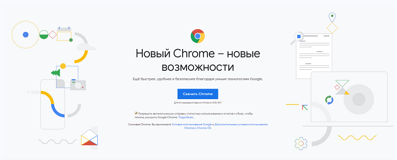Список всех браузеров :  Google Chrome