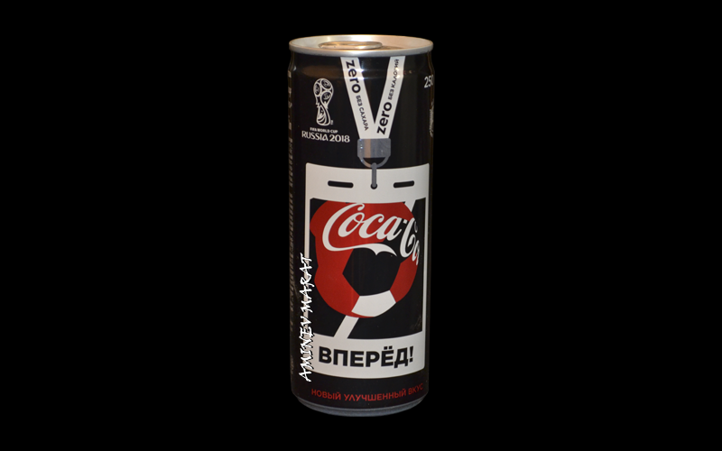 Банка  Coca cola 2018-Россия-ФИФА