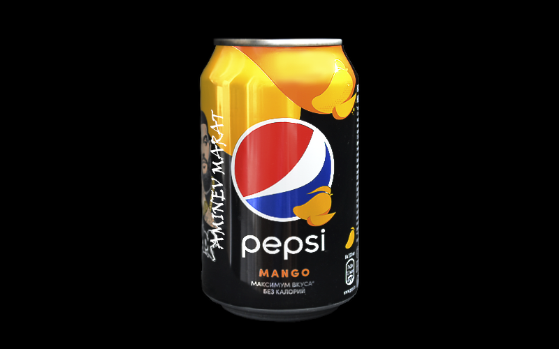 Банка  Pepsi cola  Mango  Babkina & ТИМАТИ!